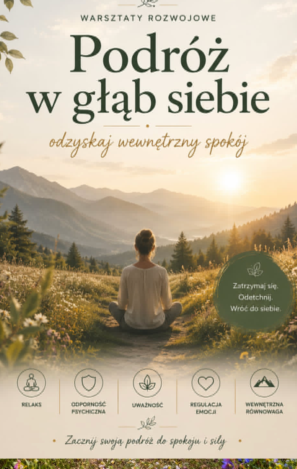 Wyjazd "Podróż w głąb siebie" - "Odzyskaj wewnętrzny spokój”